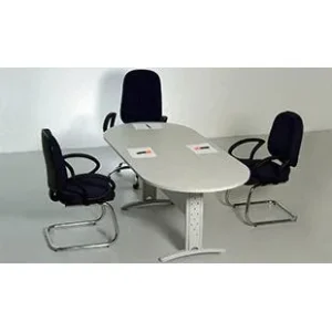 Mesa de reunião oval linha millus