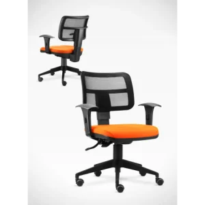 Cadeira Zip ergonômica com braços reguláveis