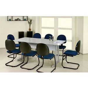 Mesa de reunião retangular