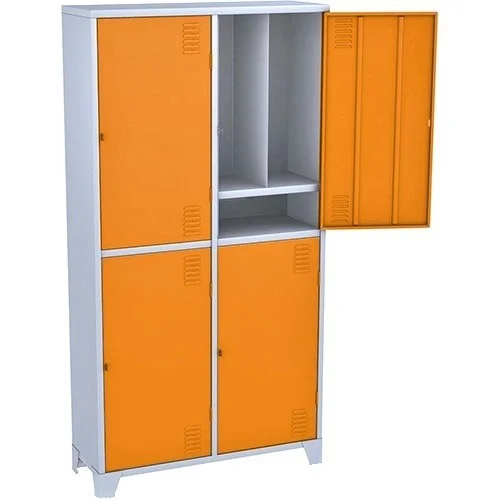 Roupeiro 4 Portas Insalubres Laranja 
