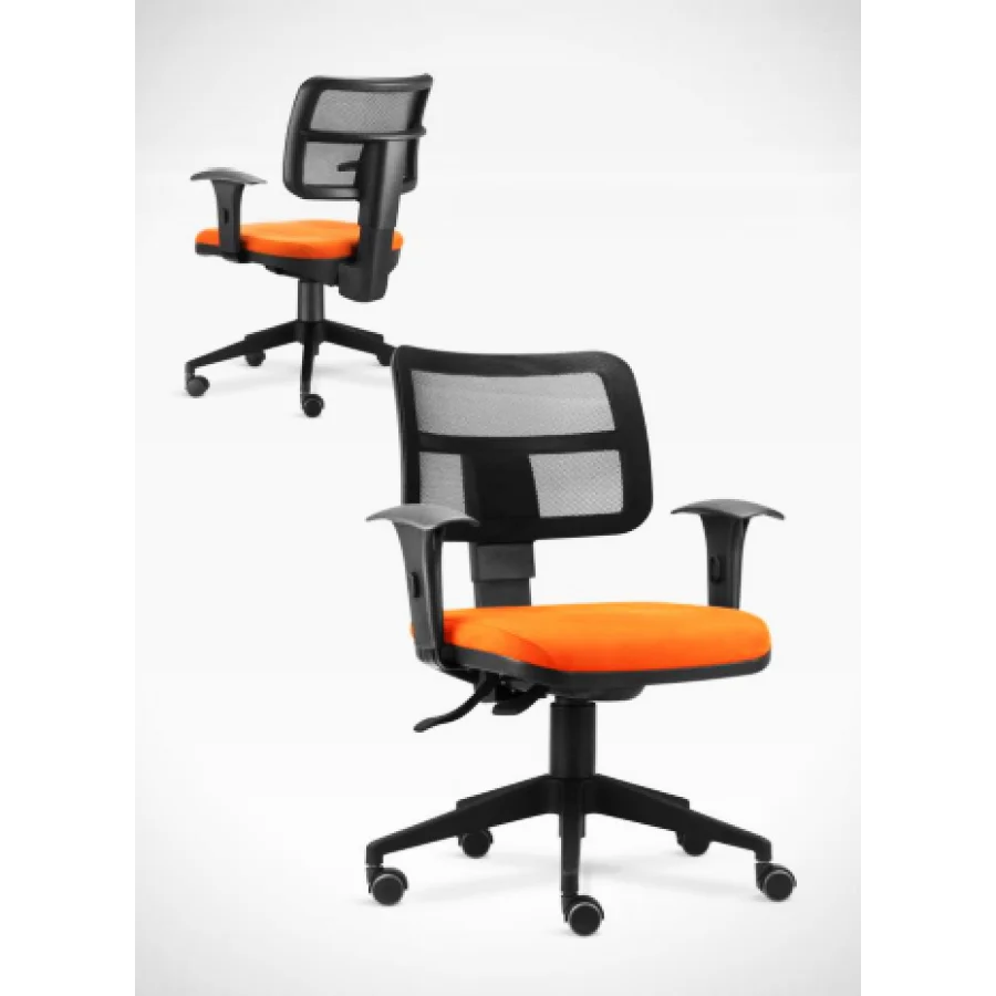 Cadeira Zip ergonômica com braços reguláveis