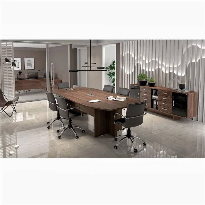 Mesa Reunião Semi Oval