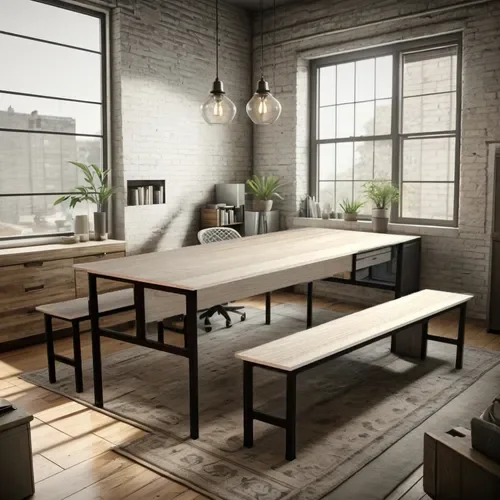 CONJUNTO DE MESA REFEITORIO 10 LUGARES
