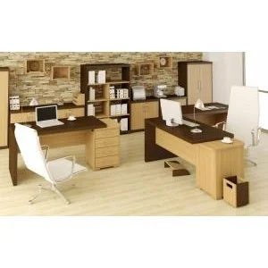 Mesa em tamburato sem longarina